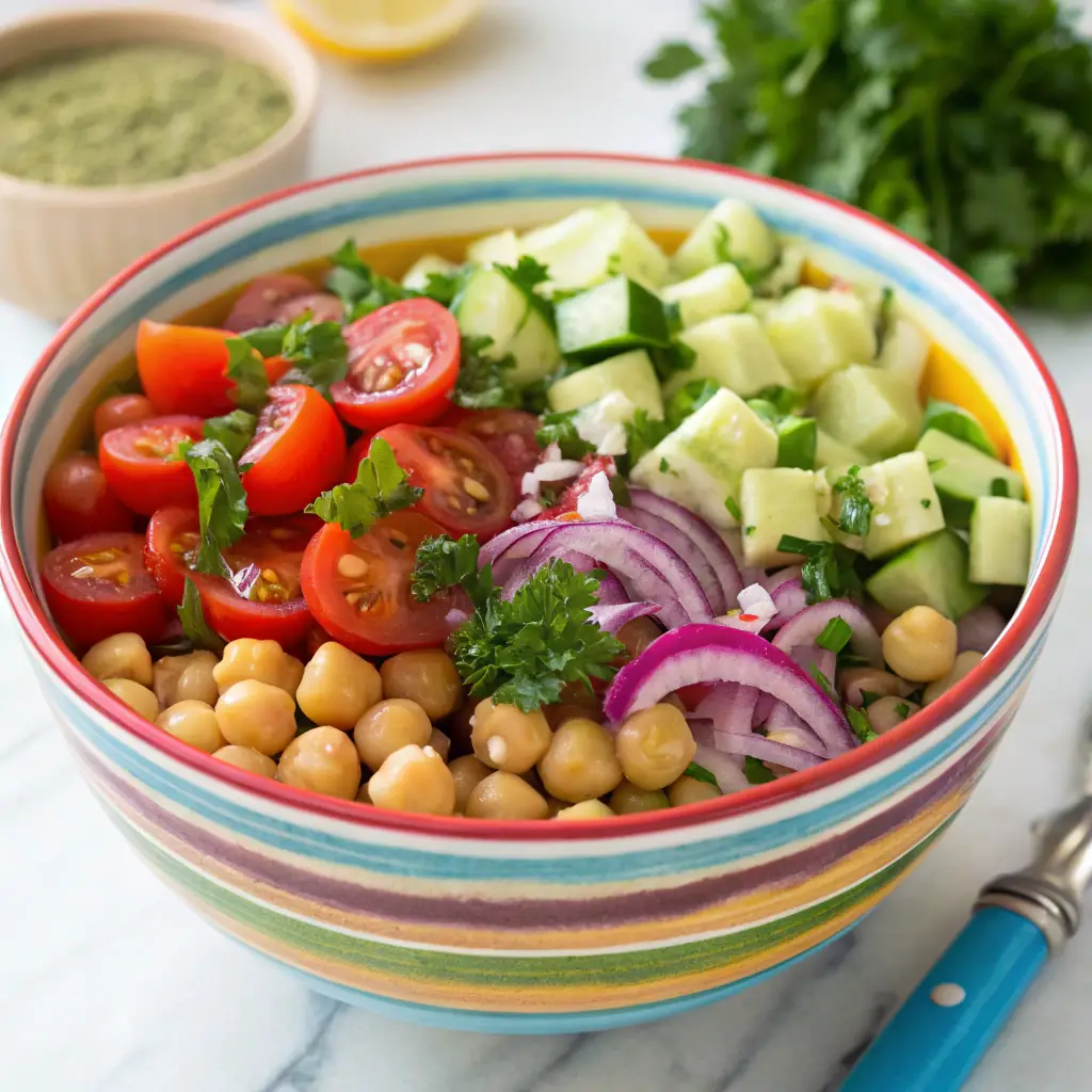 Mediterranean Chickpea Salad